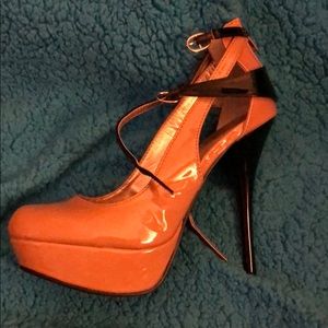 Black and Tan platform heels